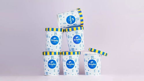 品牌 清涼藍色 歡樂海豚